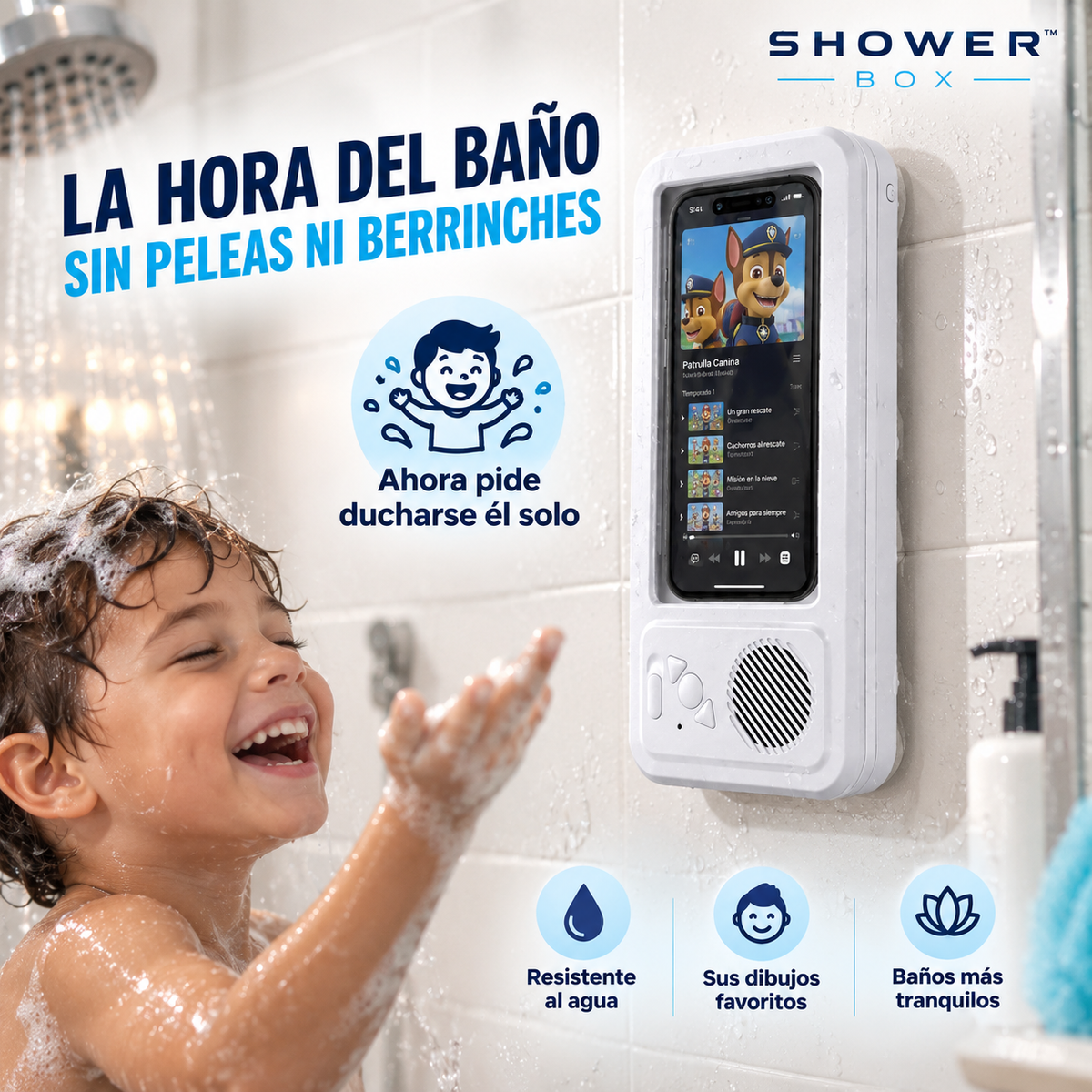 SHOWER BOX - La hora del baño sin peleas ni berrinches